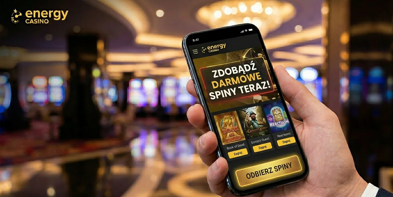 Energy Casino free spins — promocja darmowych spinów w wersji mobilnej