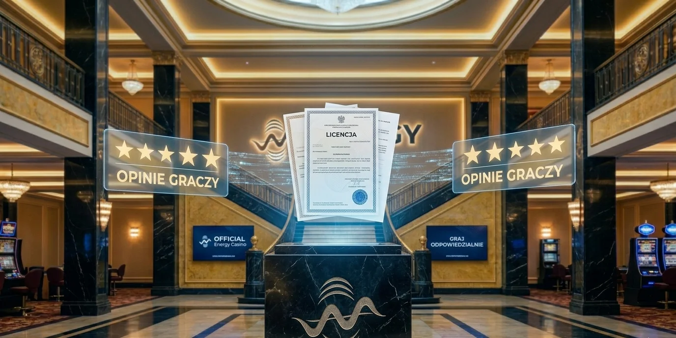Energy Casino opinie - certyfikaty licencji i recenzje graczy na pedestale