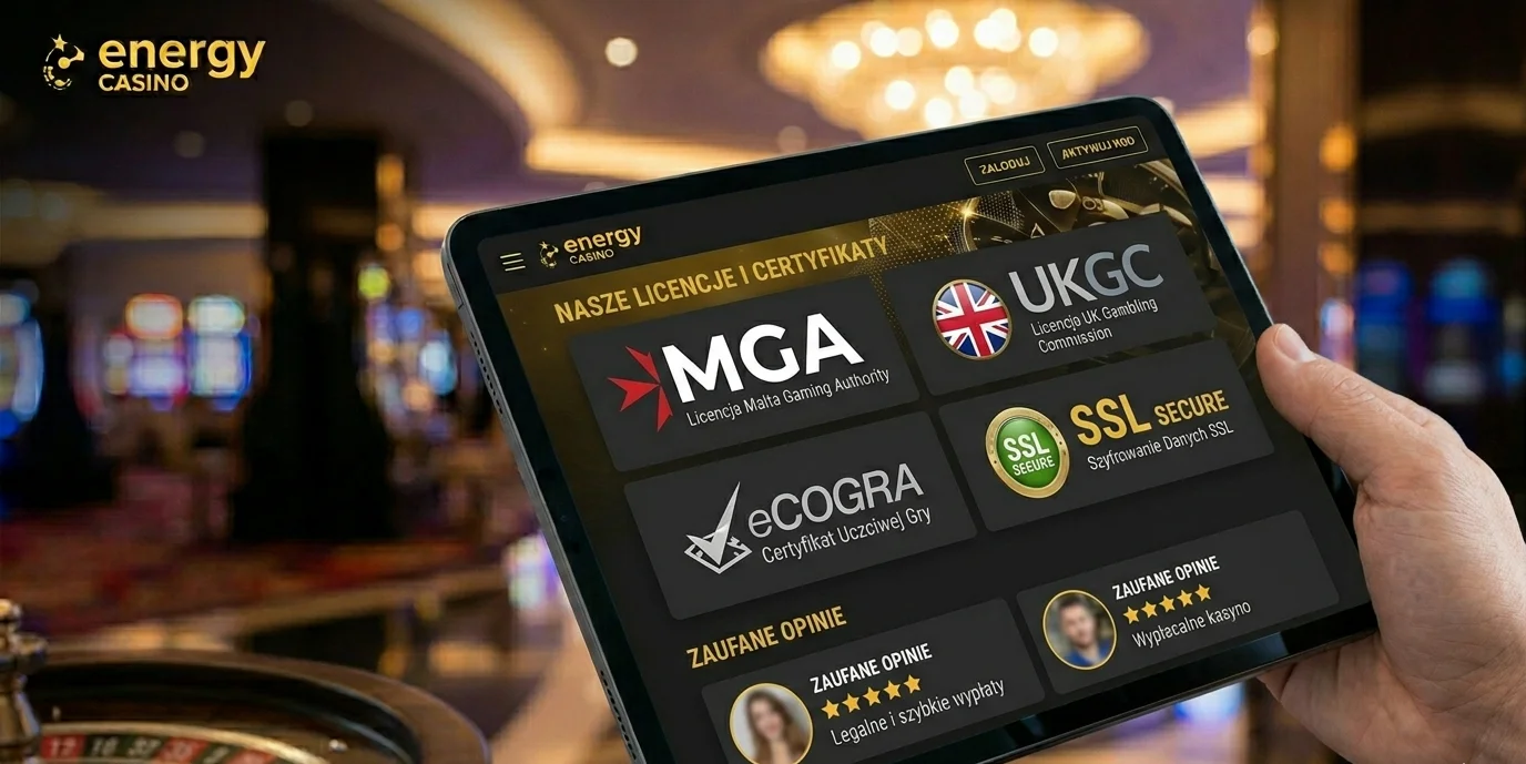 Licencje i certyfikaty Energy Casino — Malta Gaming Authority i UK Gambling Commission