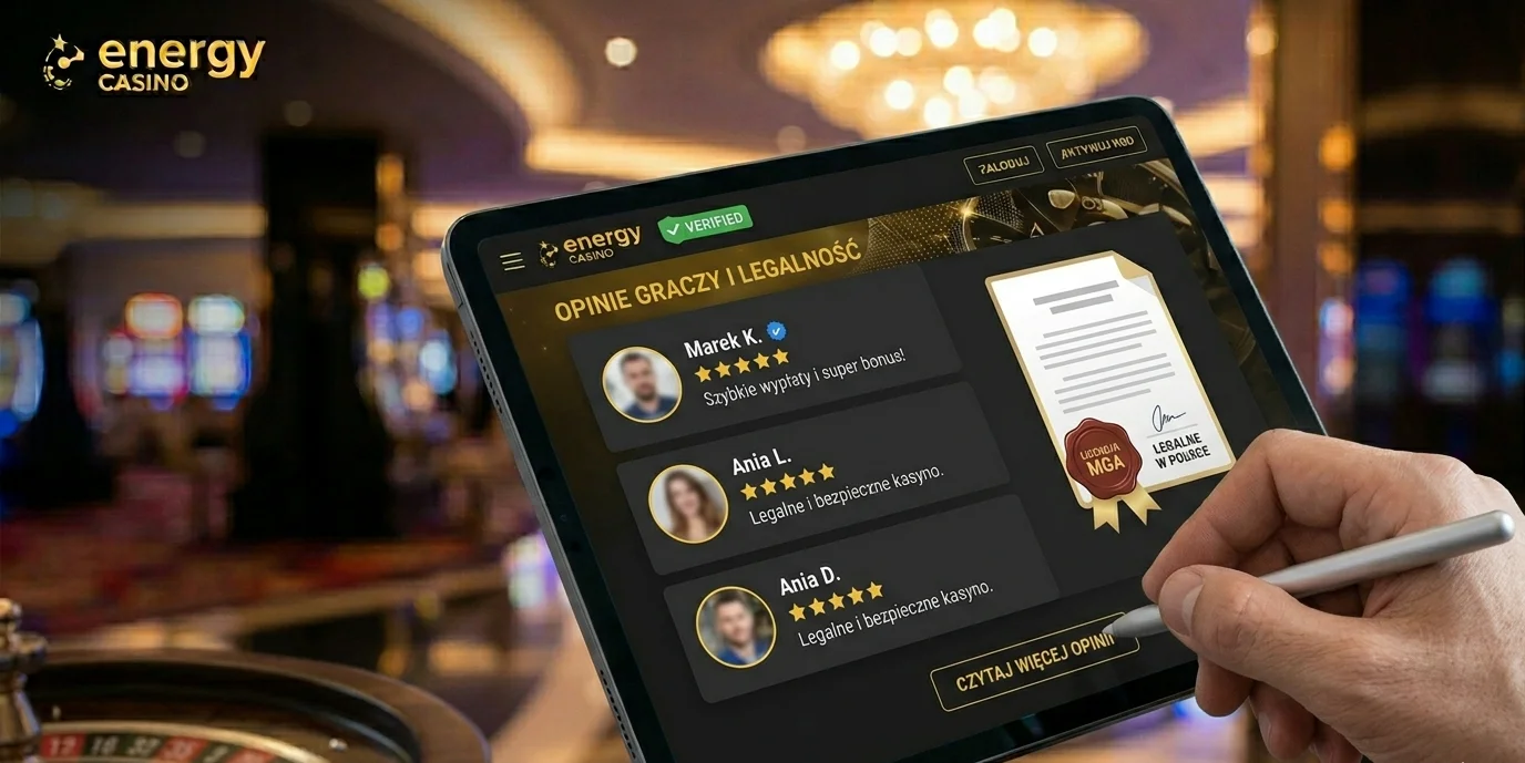 Energy Casino opinie graczy i kwestia legalności